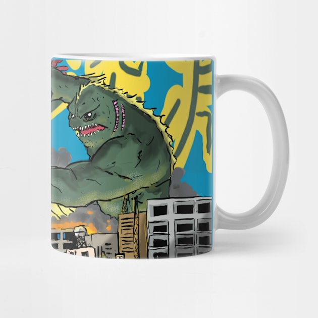 Kaiju on the Horizon by PickledGenius